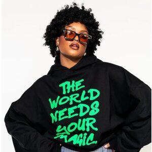 Dressed in Lala - Energy Doesn't Lie Cropped Hoodie